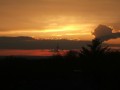 Schöner Abendhimmel von meinem Balkon aus